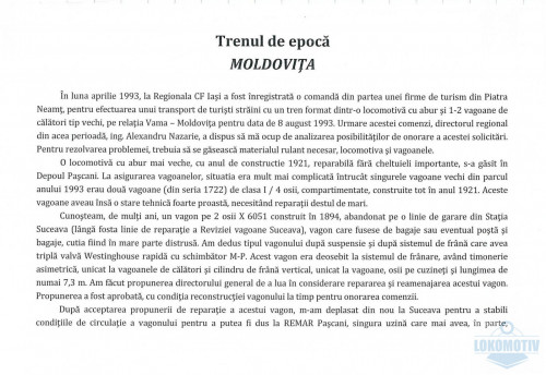 Istoria trenului Moldovita Leon Timotei (1)