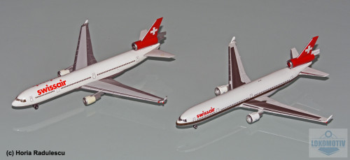 Vergleich MD11 Swissair Herpa StarJets