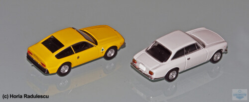 64 Alfa Romeo Junior Z 1600 Kyosho and GT 1300 Junior TLV 2
