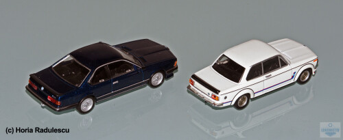 64 BMW E24 M635CSi and 2002 turbo Kyosho 2