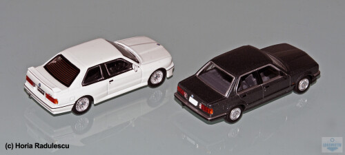 64 BMW E30 M3 Evo MiniGT and 315i TLV Neo 2