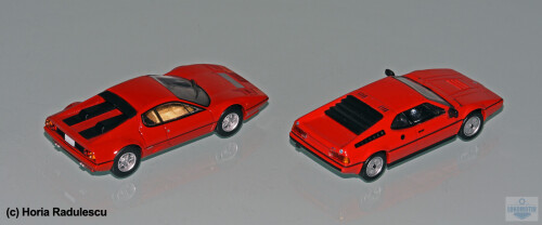 64 Ferrari 512 BBi TLV Neo and BMW M1 Kyosho 2